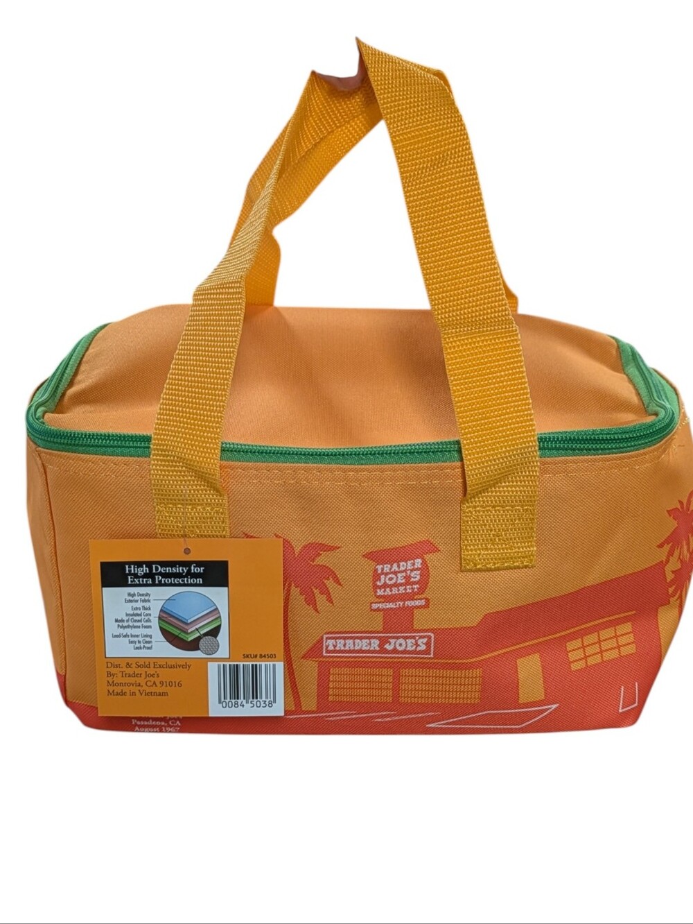 Trader Joe's Mini Insulated Bag and Trick or Treat Canvas Tote Bag Set - Picture 2 of 9